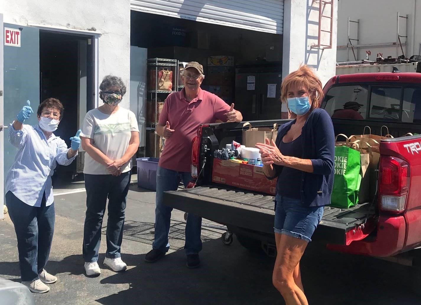 Food donation to Auburn Interfaith Food Closet